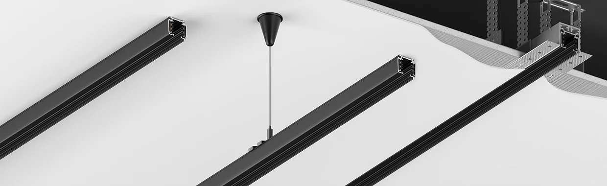 Шинопроводы трековой системы освещения PRO 220V